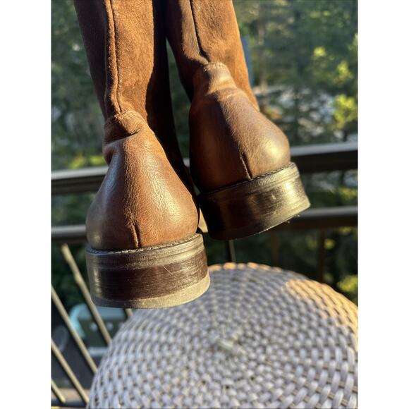 To Boot New York Adam Derrick Men’s 10 Leather Suede Calf Pull On Boots Brown - Picture 15 of 16